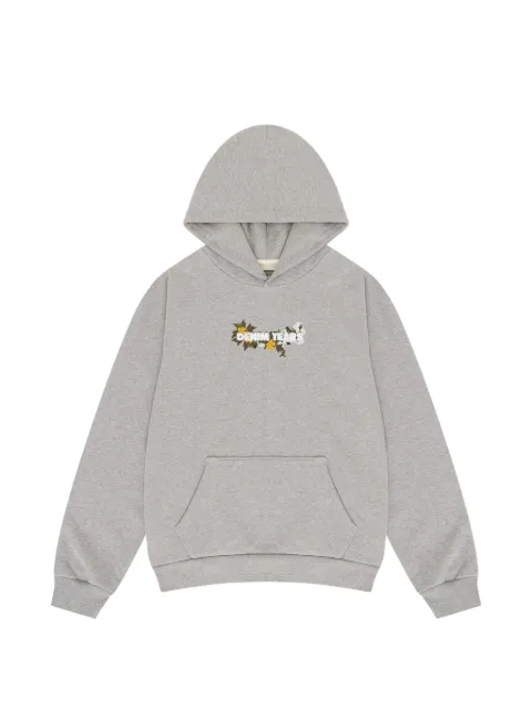 Denim Tears hoodie con bordado floral