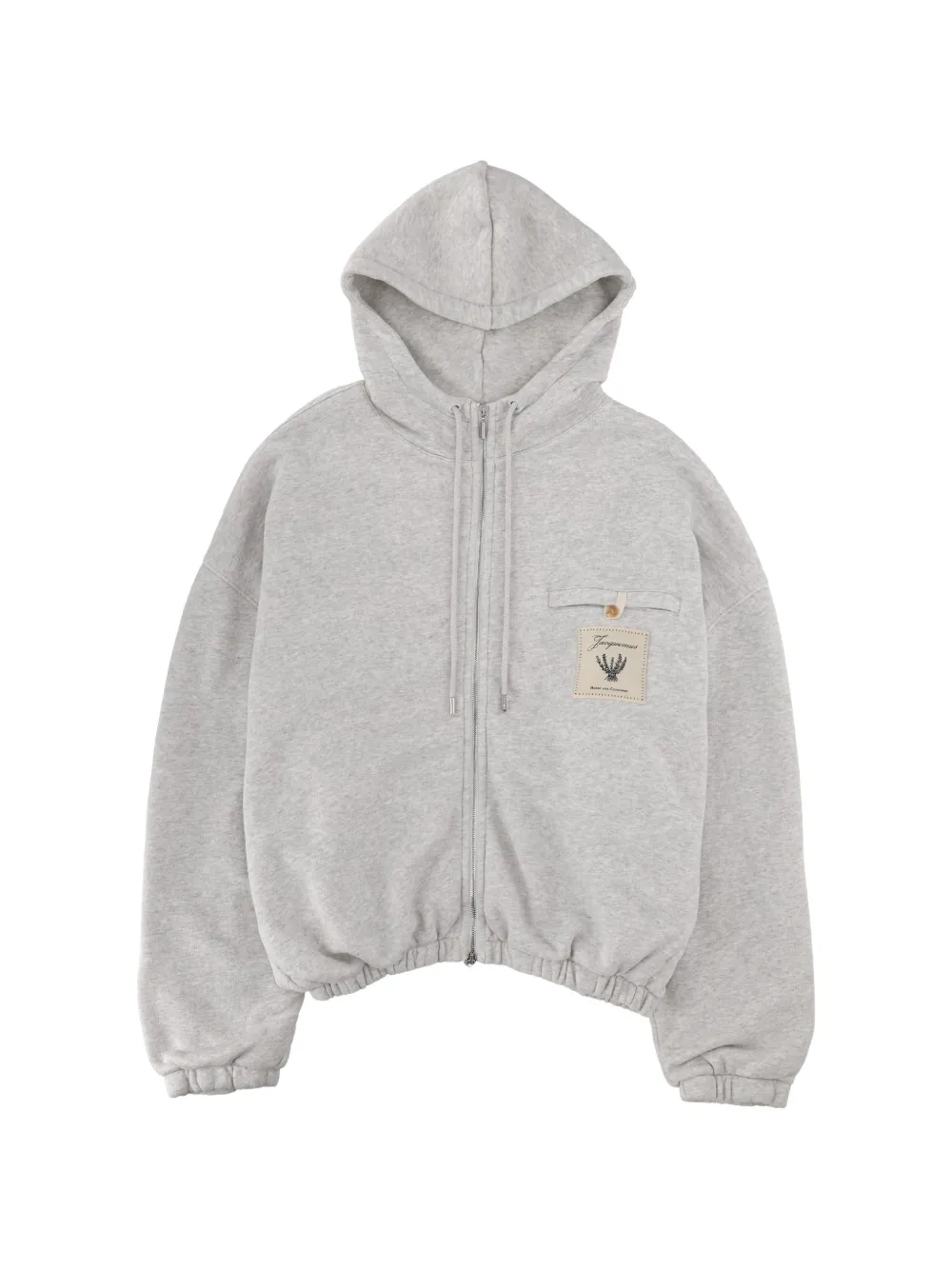 Jacquemus The Torneo zip-up hoodie - Grigio