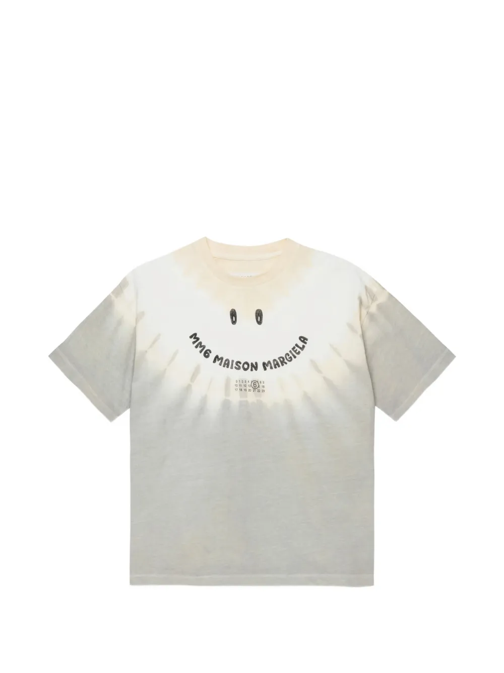 MM6 Maison Margiela Kids graphic-print T-shirt - Toni neutri