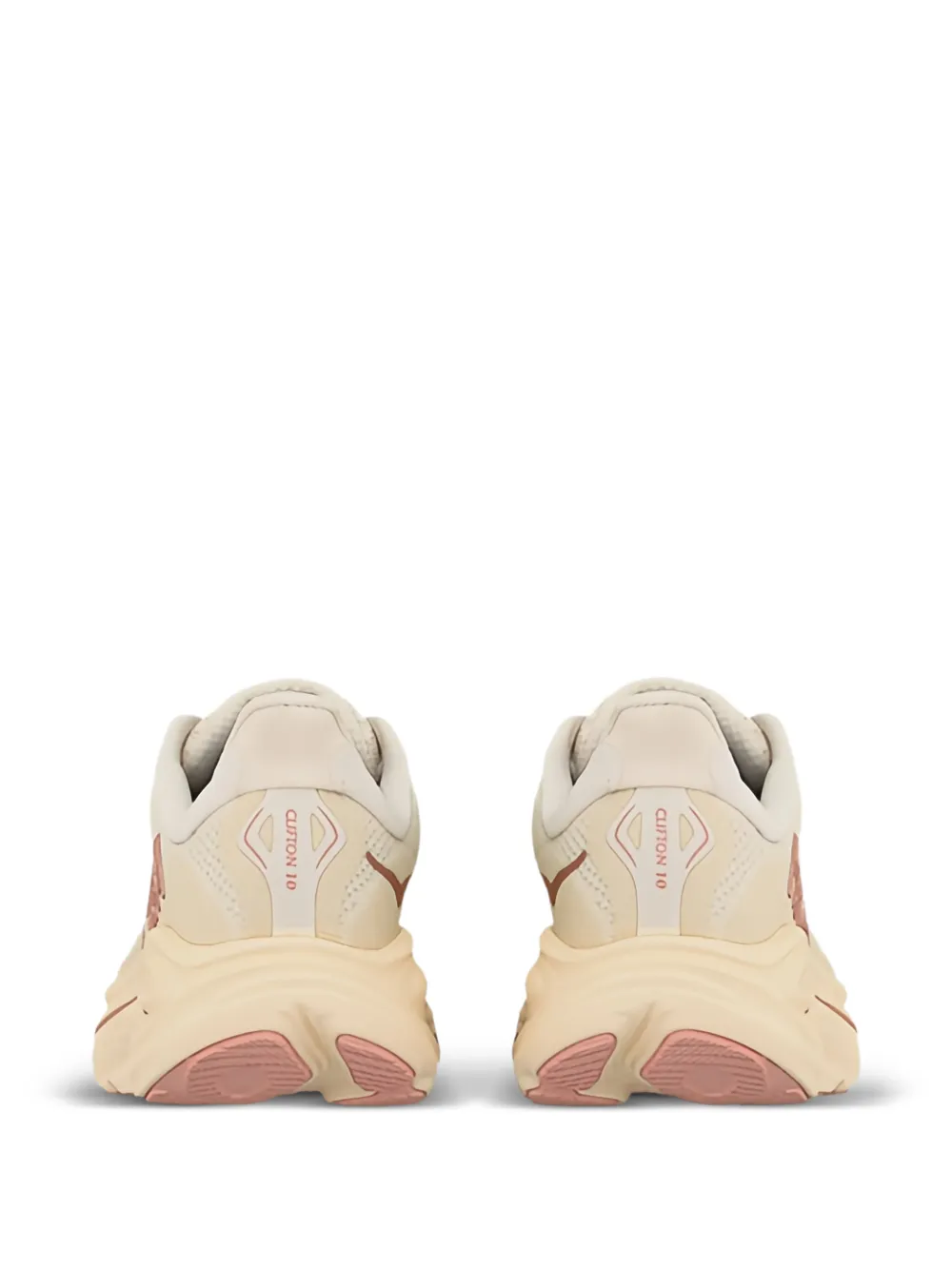 HOKA Clifton 10 sneakers met logo Beige