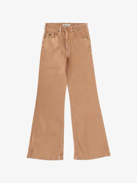 Iois Halbhohe Palazzo-Jeans