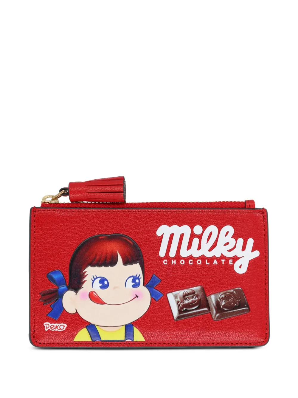 Anya Hindmarch graphic wallet - Rosso