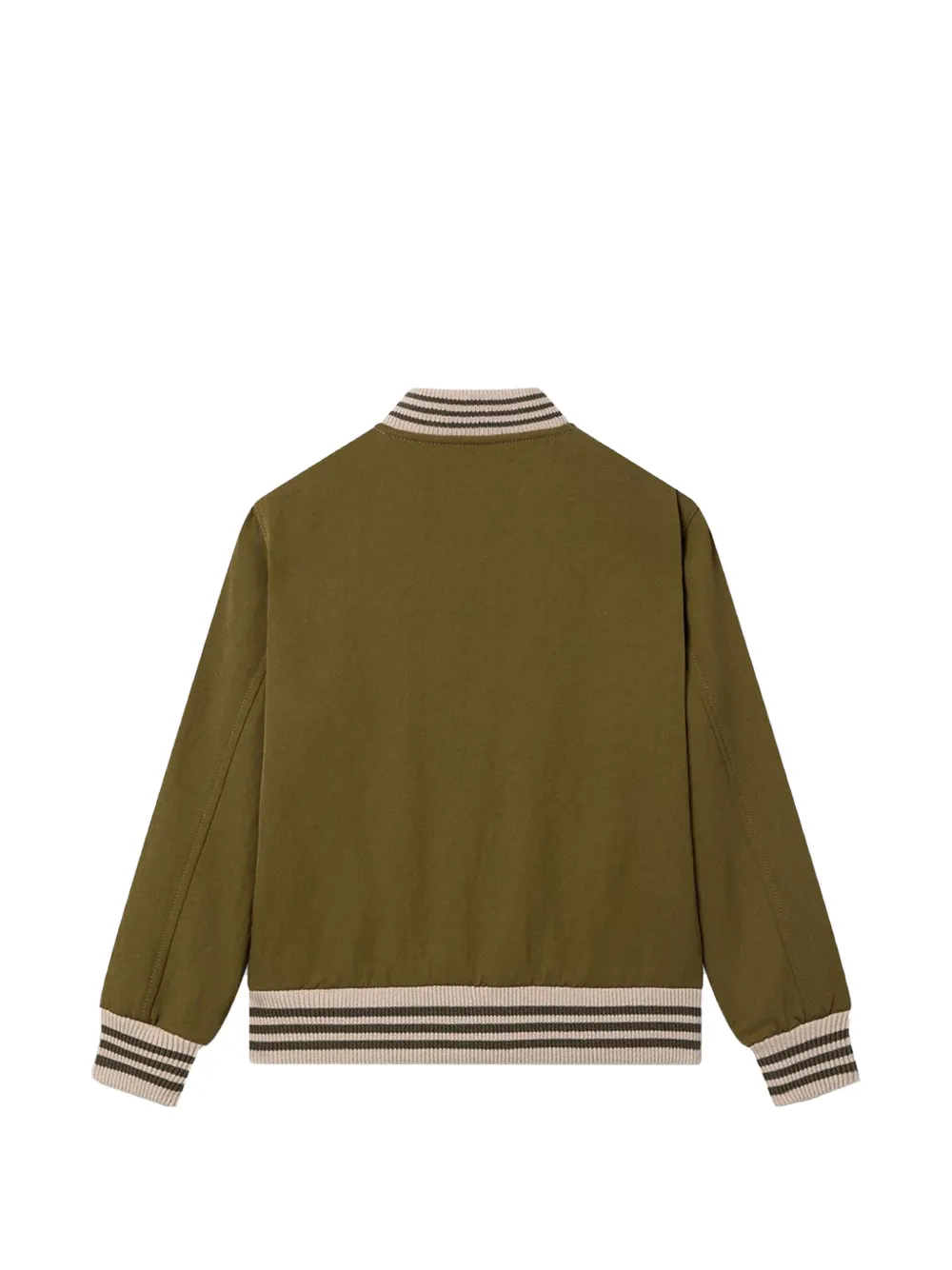  Golden Goose Kids Journey Embroidered-patch Bomber Jacket - Green 