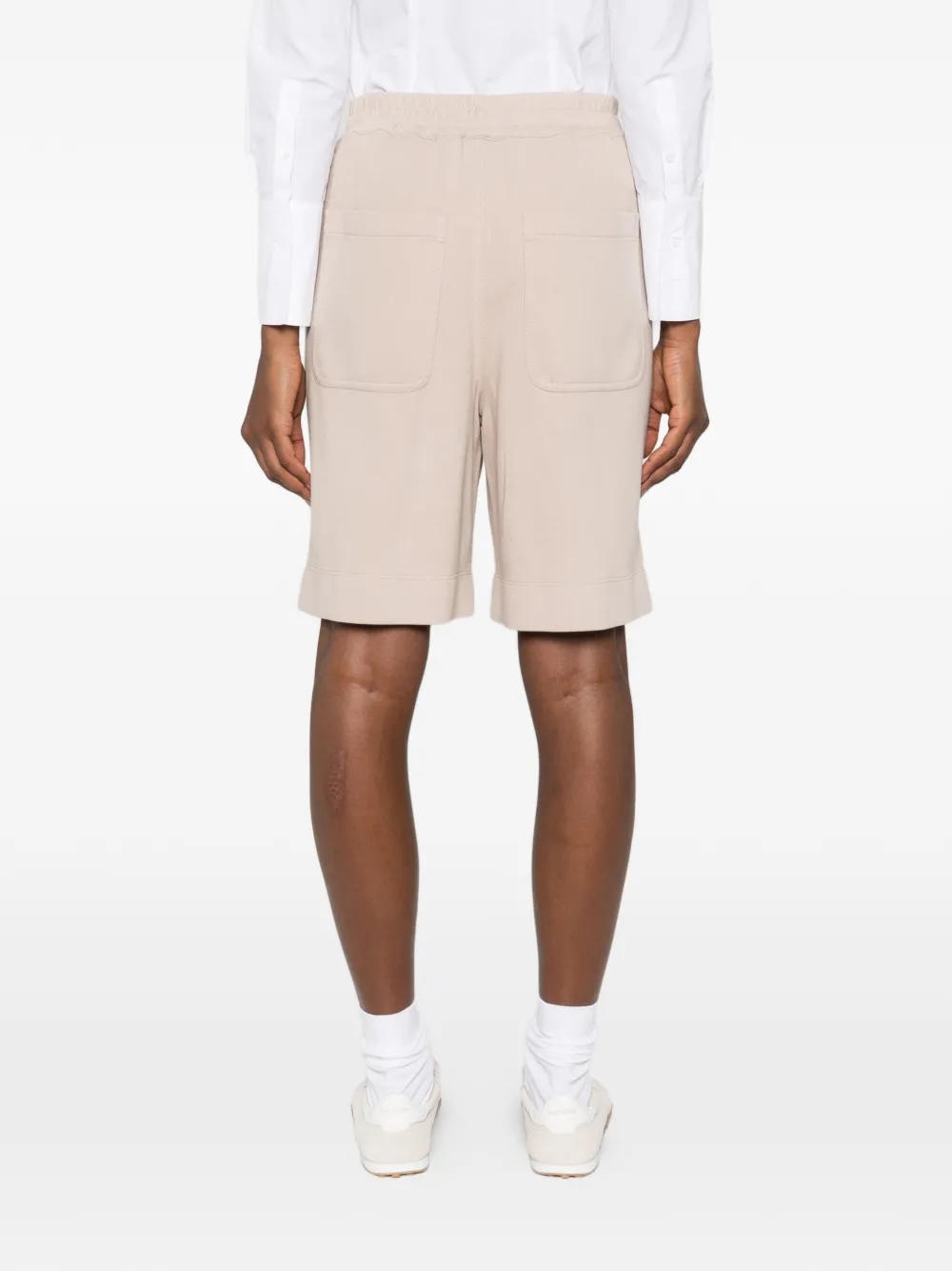 Brunello Cucinelli Elastische shorts Beige