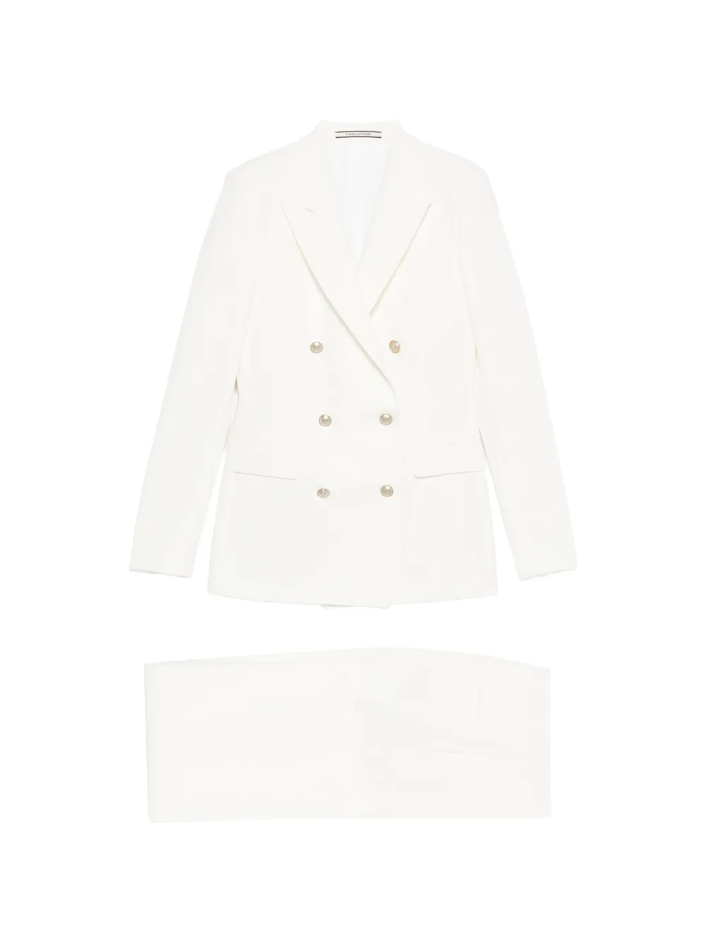 Tagliatore button suit - Bianco