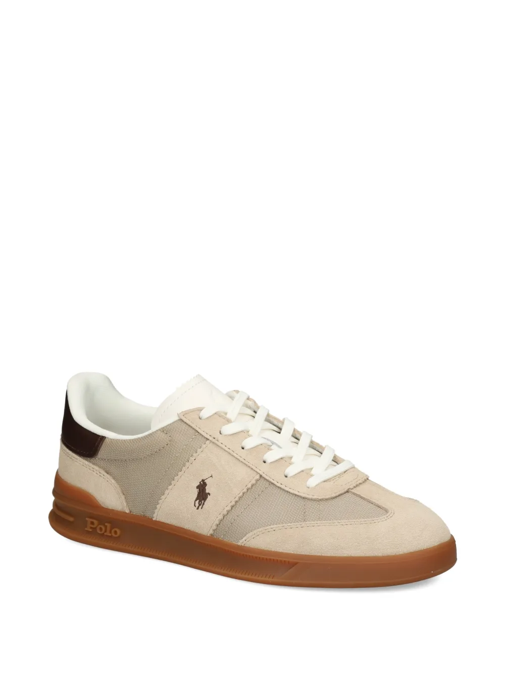 Polo Ralph Lauren Sneakers met logodetail Beige