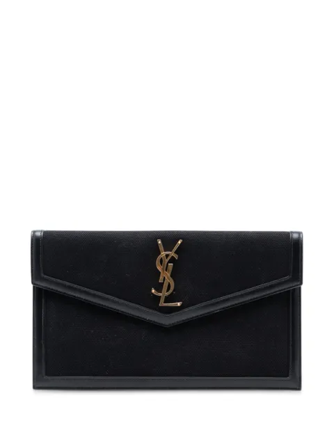 Saint Laurent Pre-Owned 2020 Canvas Monogram Uptown Pouch clutch bag