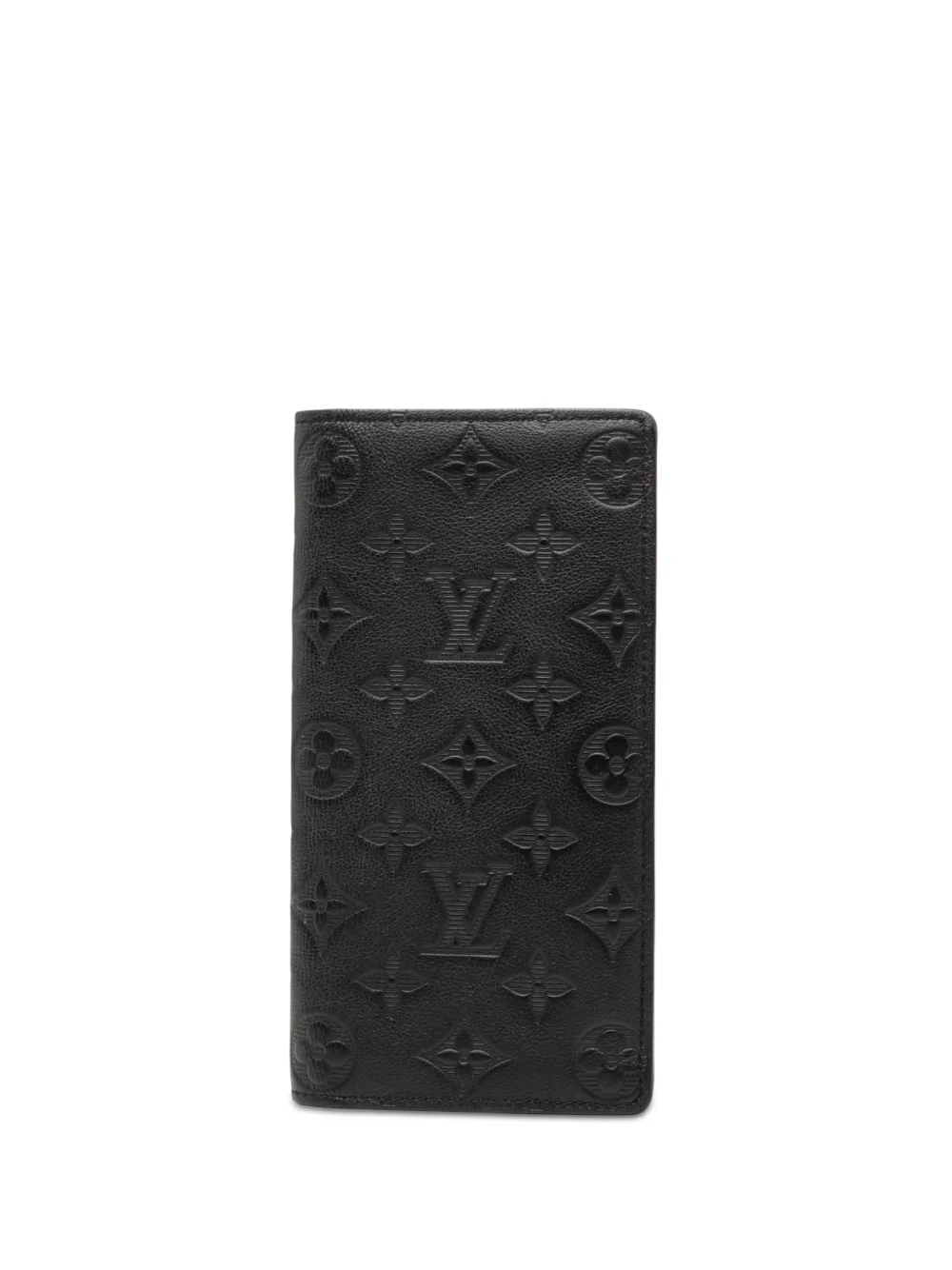 Louis Vuitton Pre-Owned 2000-2025 Monogram Shadow Brazza long wallets - Nero