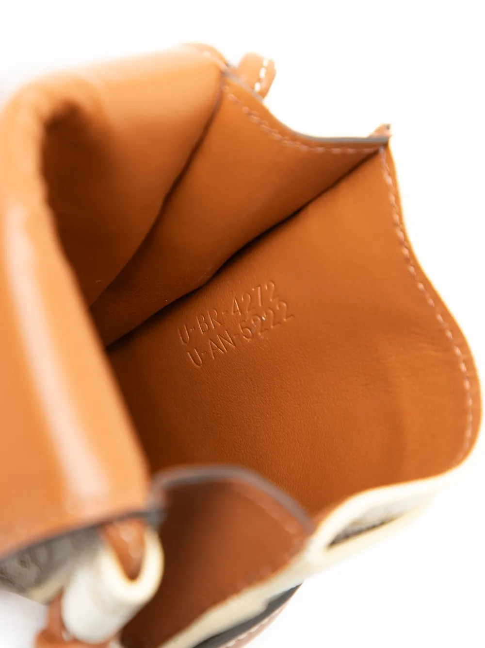 2022 Triomphe Coated Canvas Phone Pouch Flap Crossbody Bag