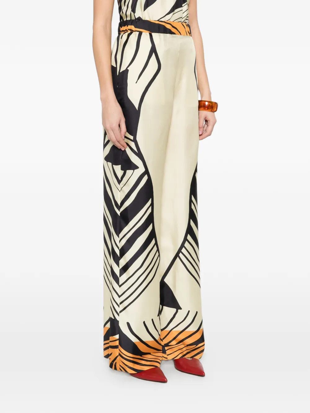  Raquel Diniz Print Trousers - Neutrals 