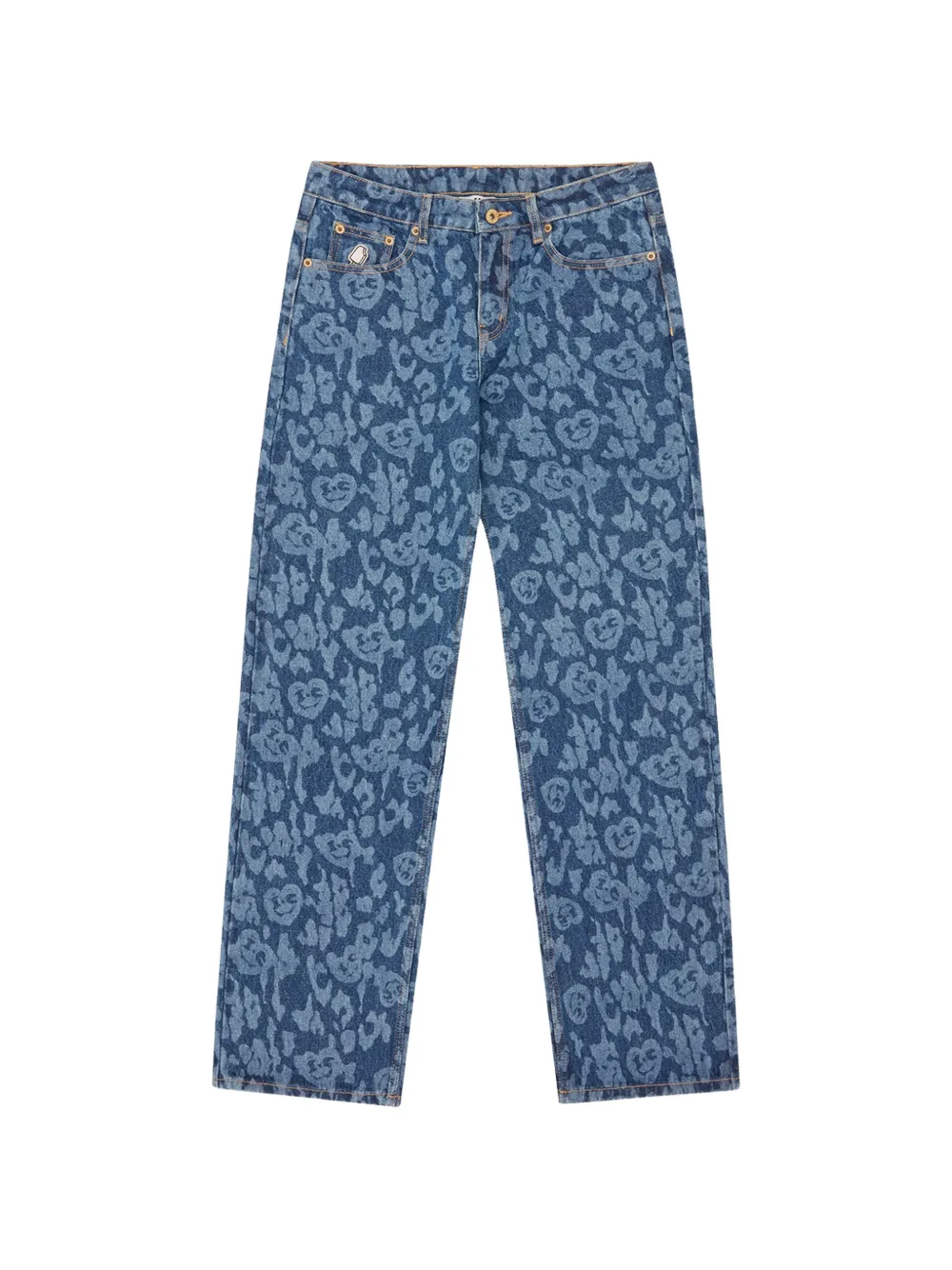 ICECREAM appliqué-detail jeans - Blu