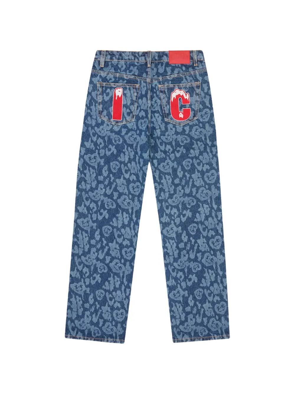  Icecream Vaqueros Con Apliques - Azul 