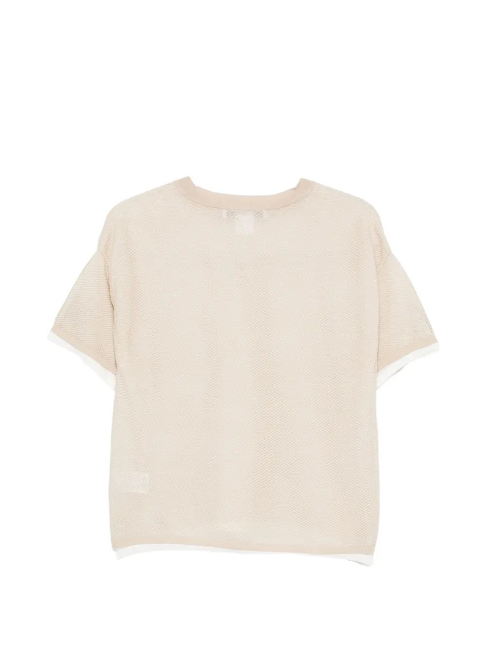 DKNY Top met korte mouwen Beige