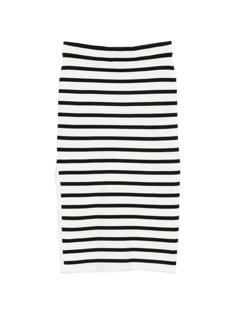 DKNY Gestreepte midi-rok Wit
