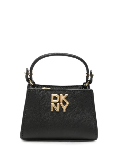 DKNY micro Foster logo-plaque chain-link mini bag