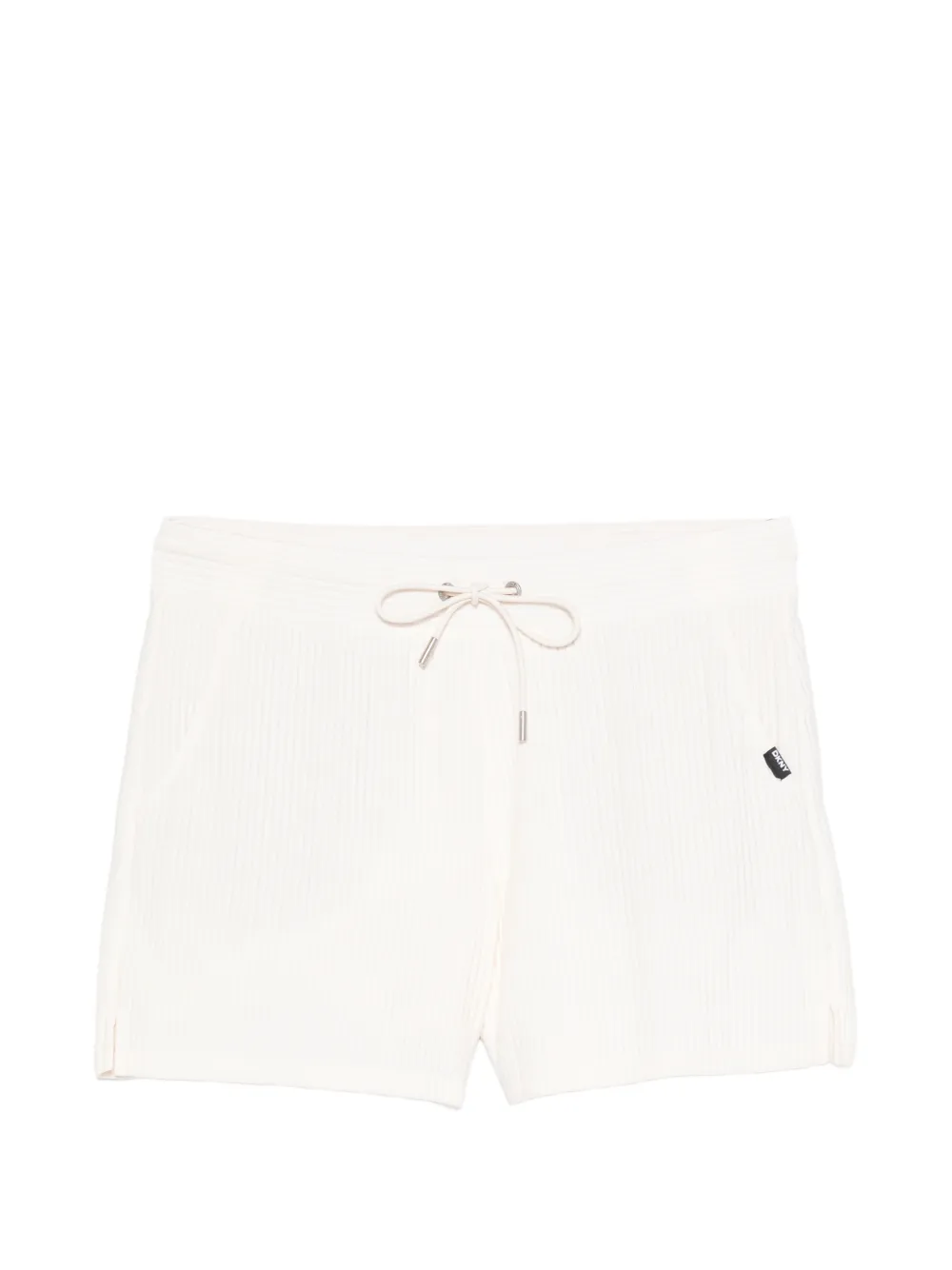 DKNY ribbed drawstring shorts - Neutrals