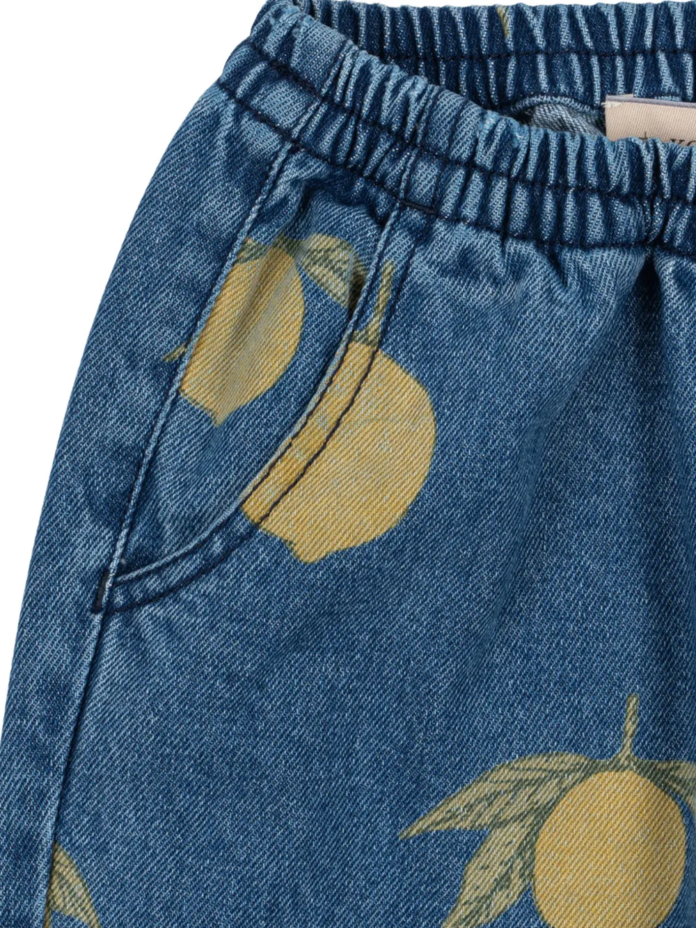 Magot Lemon-Print Elasticated Trousers