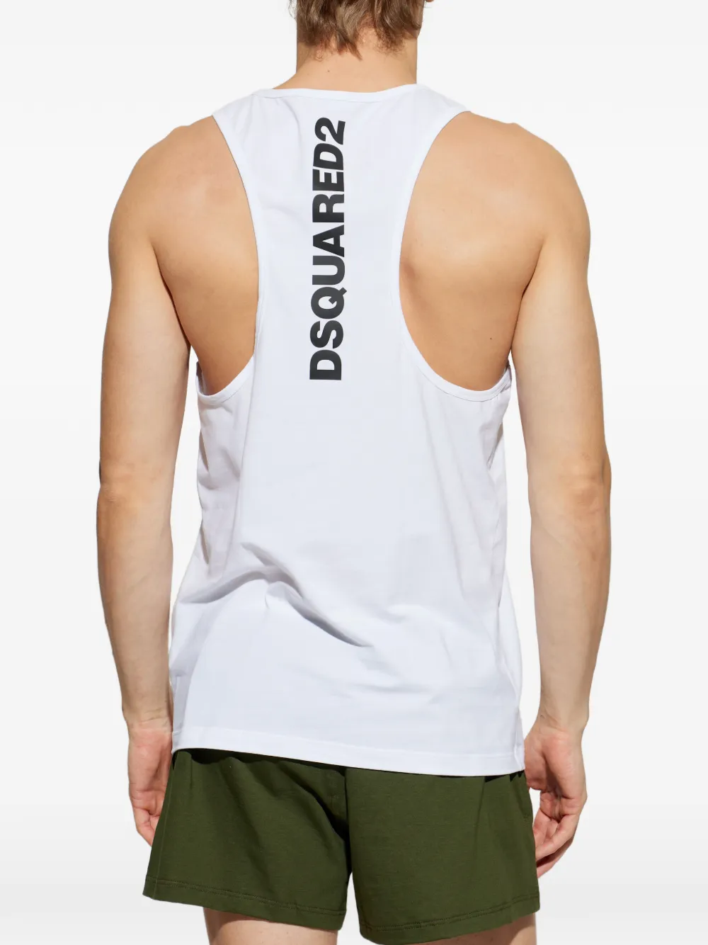  Dsquared2 Logo Tank Top - White 
