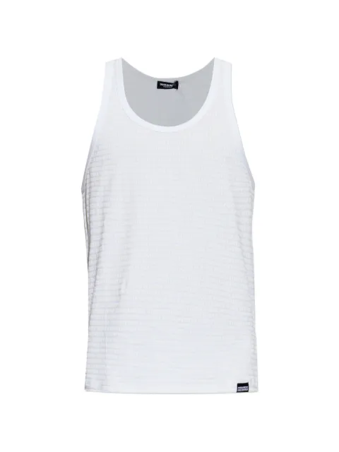 DSQUARED2 logo pattern vest