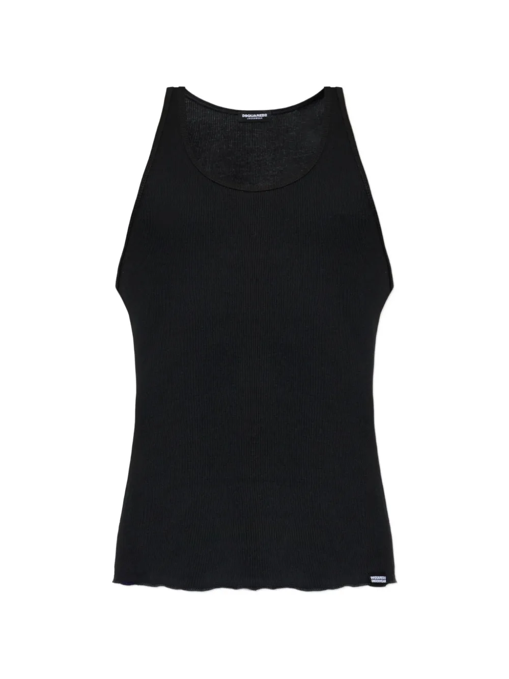 DSQUARED2 ribbed lounger top - Nero