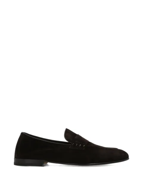 Bally panelled leather loafers