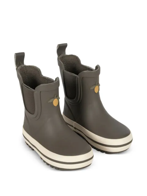 Konges Sløjd botas de lluvia con aplique de limón