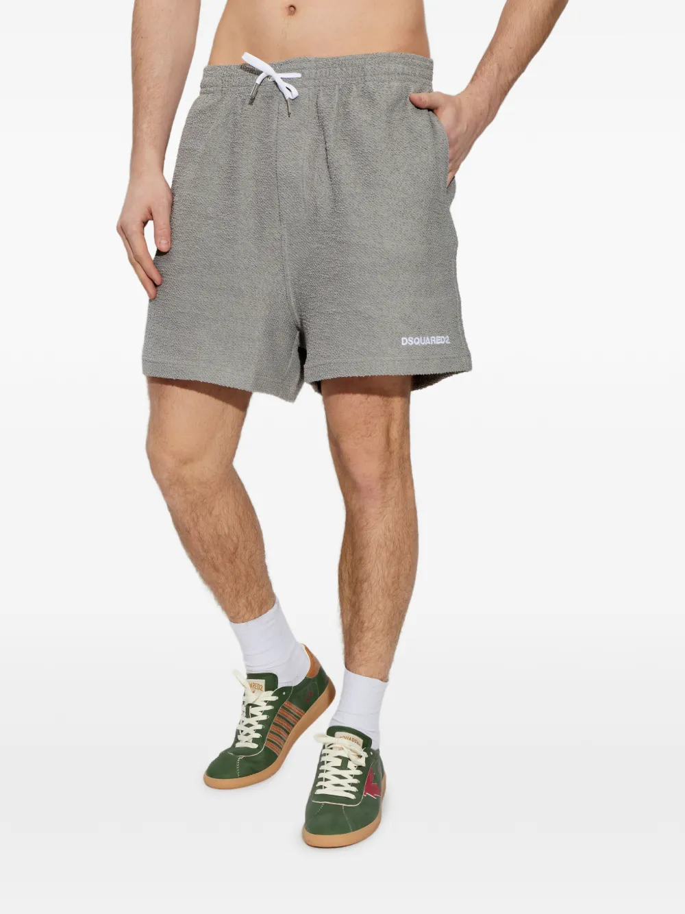  Dsquared2 Drawstring Shorts - Grey 