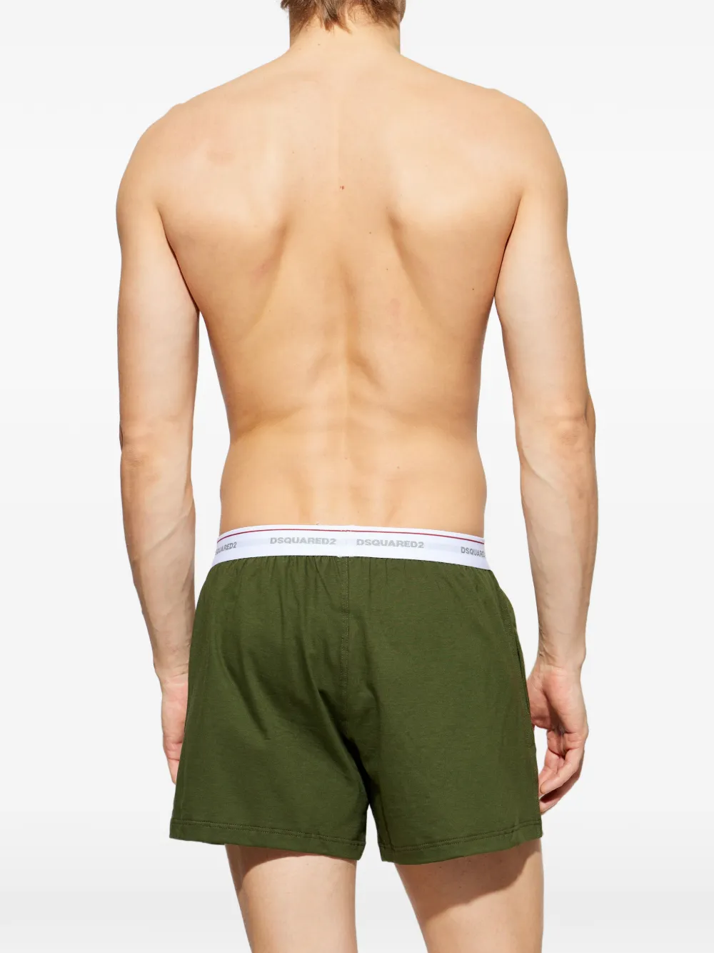  Dsquared2 Logo-waistband Boxers - Green 