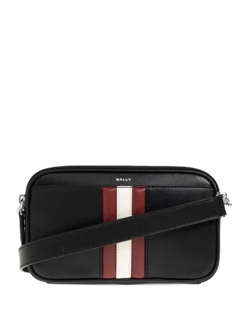 Bally Mythos striped leather shoulder bag