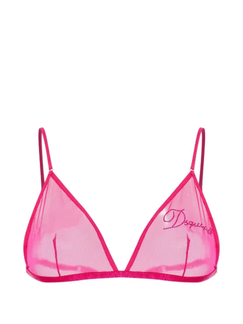 DSQUARED2 brasier con logo bordado