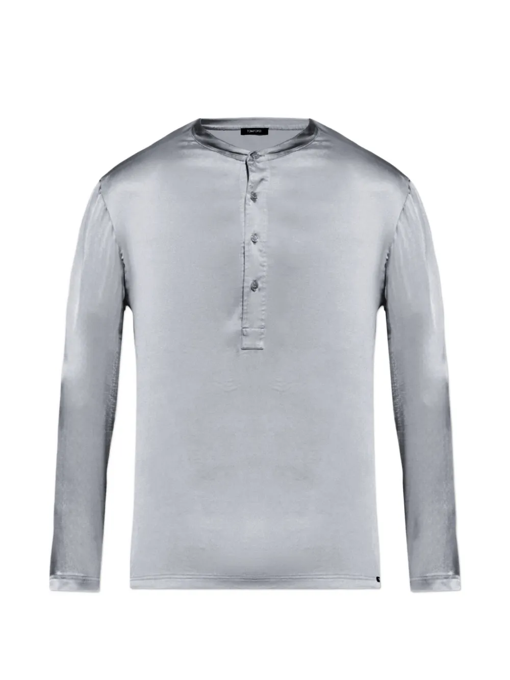 TOM FORD long-sleeve pajama top - Grau