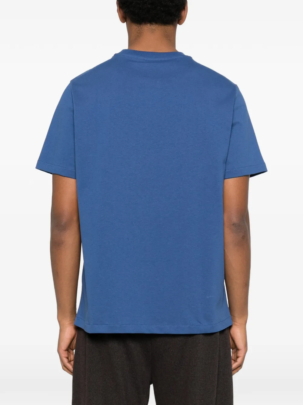 A.P.C. T-shirt met logo Blauw