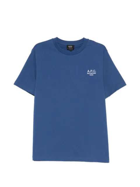 A.P.C. playera con logo estampado