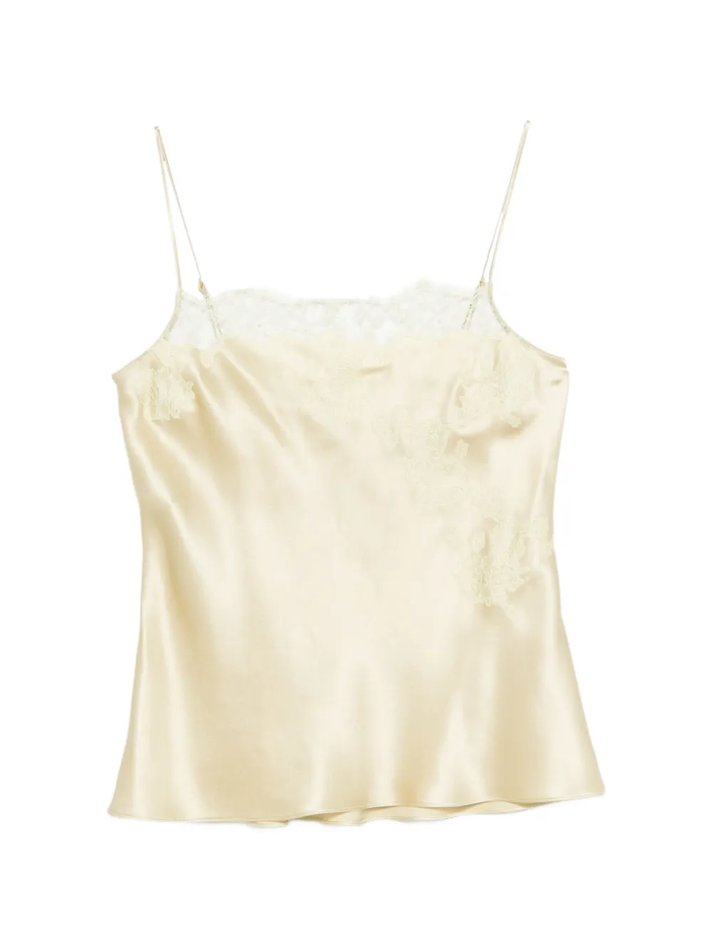 Carine Gilson Camisole-Top aus Satin - Gelb