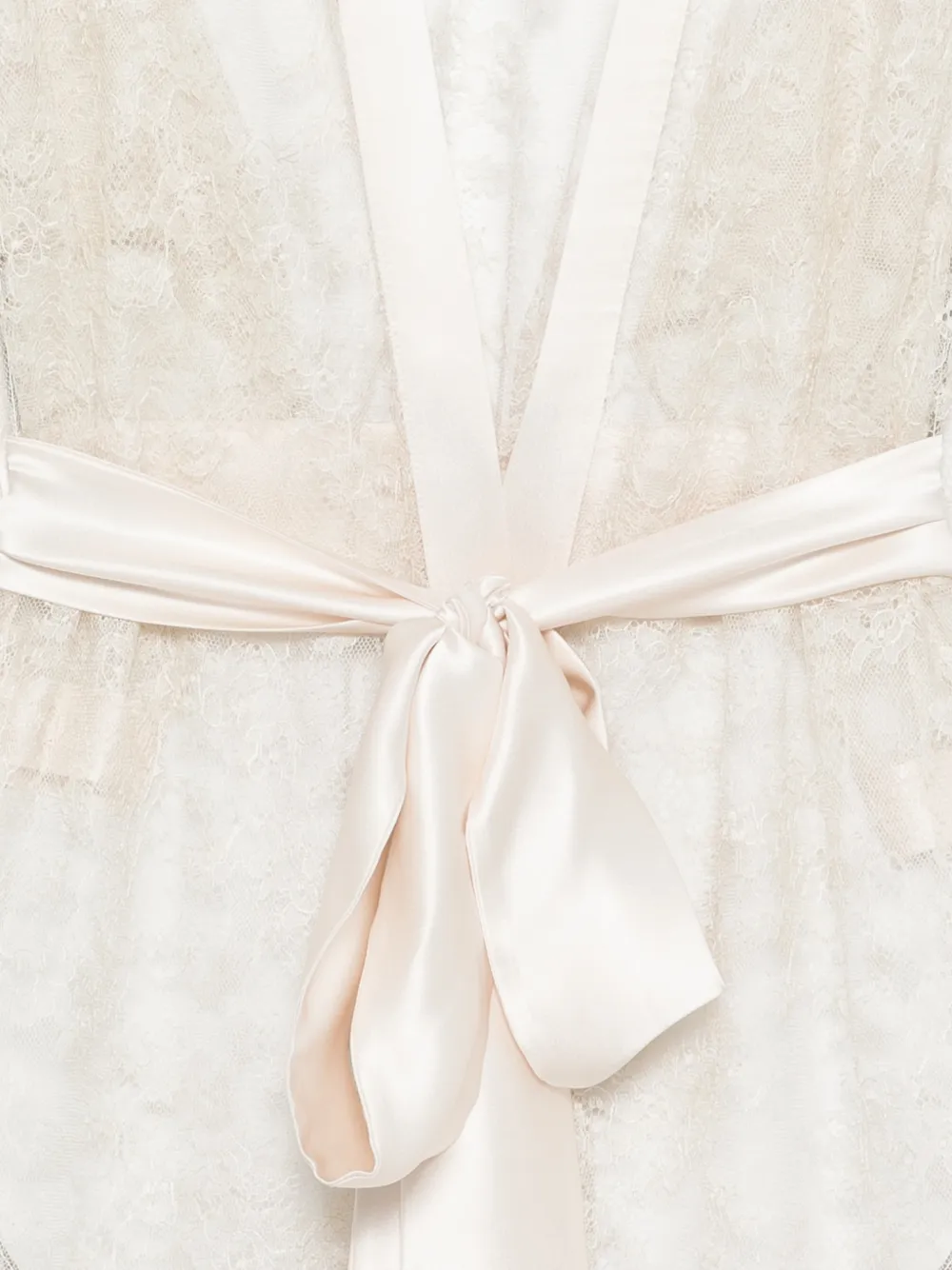 Carine Gilson Badjas met kant Beige