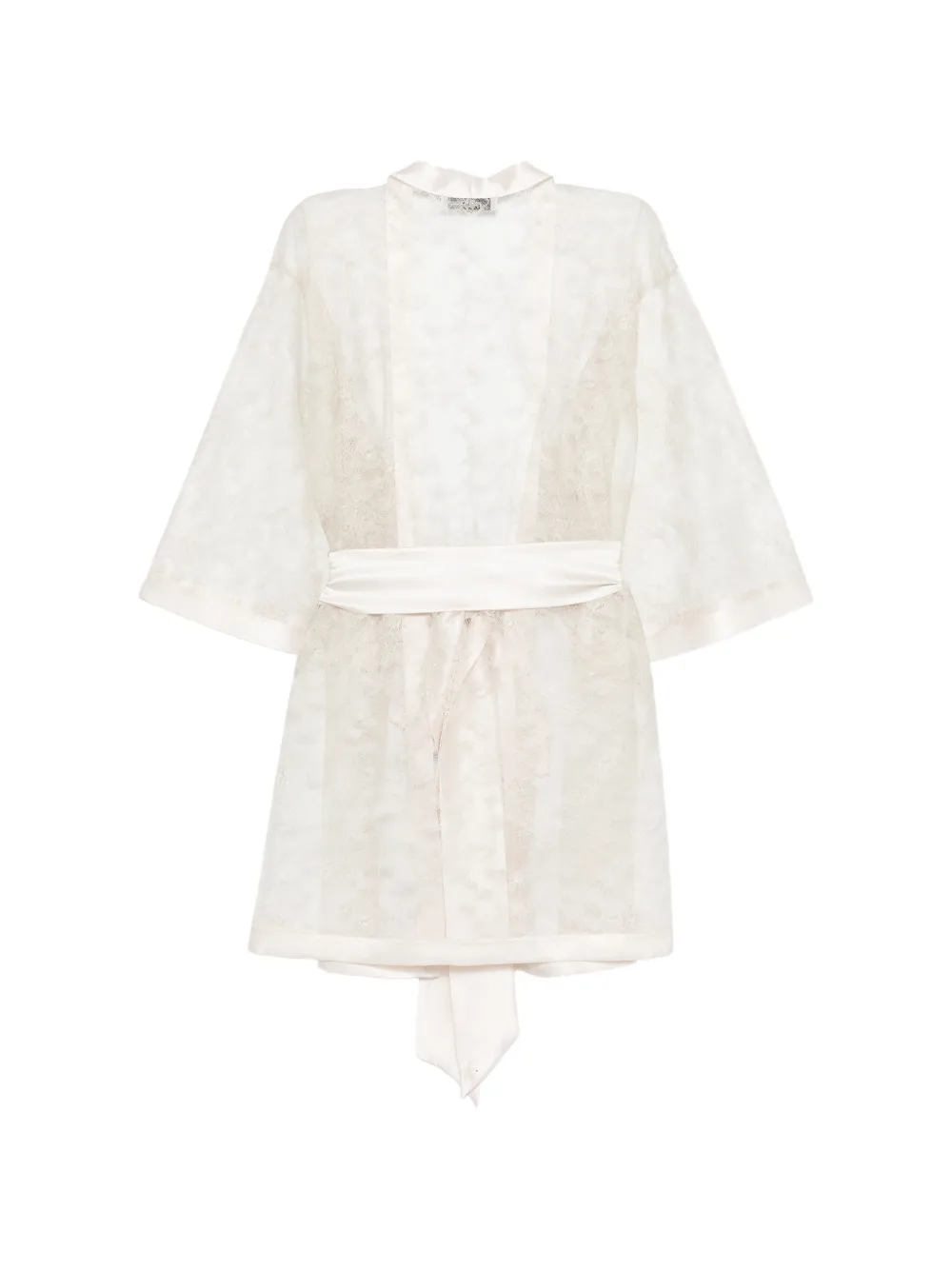 Carine Gilson Badjas met kant Beige