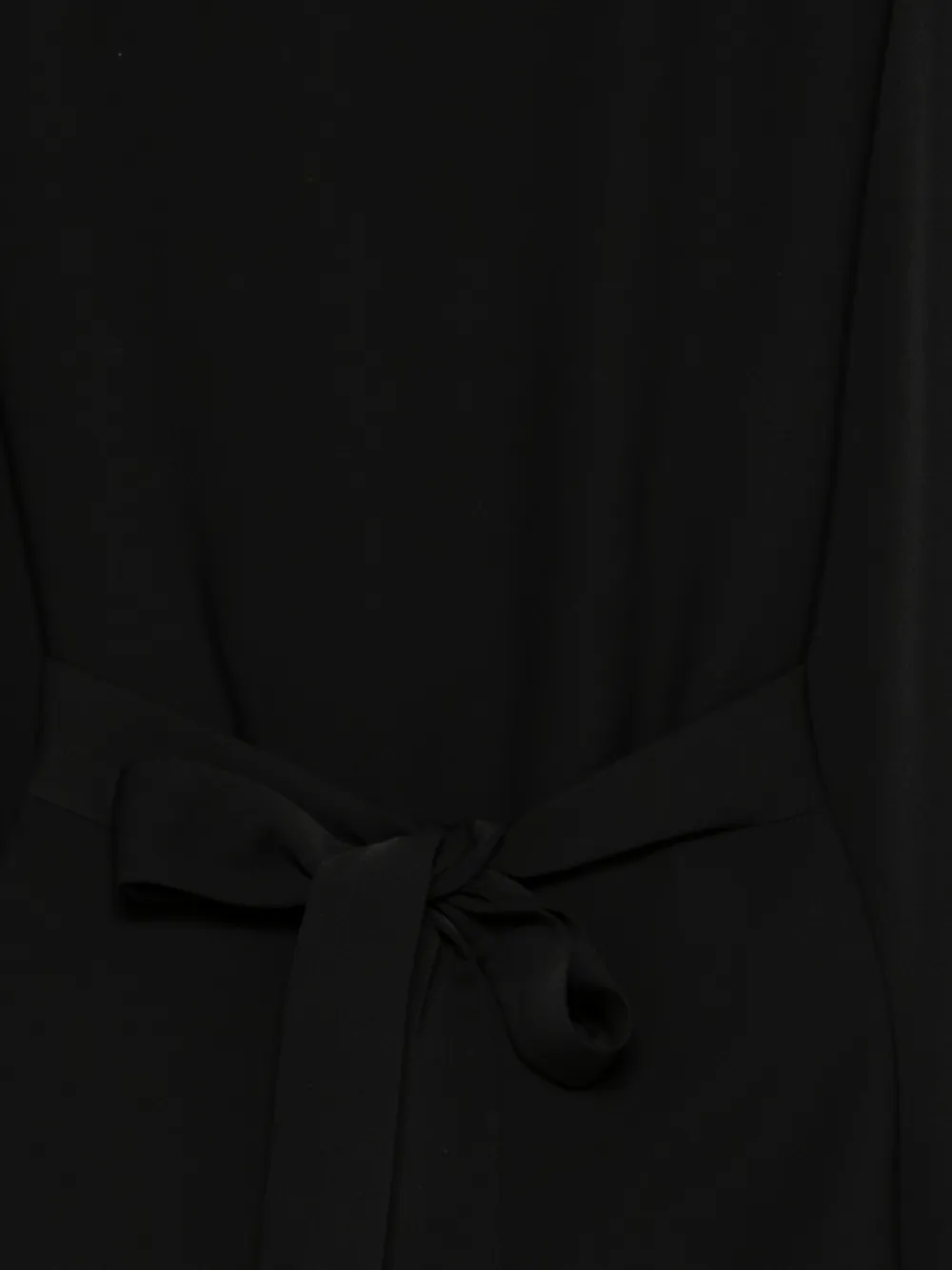  P.a.r.o.s.h. Flared-sleeve Tie Top - Black 