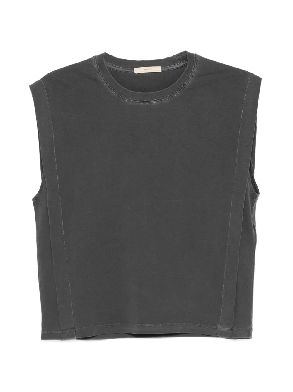 Sessùn Orlando paneled T-shirt - Grigio