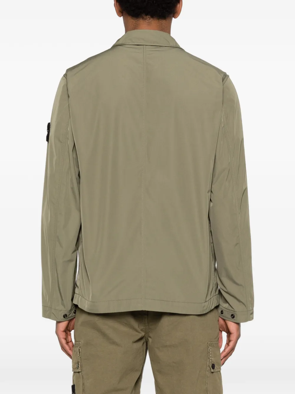 Stone Island Jack met klepzak Groen