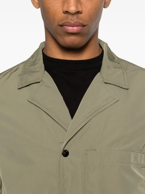 Stone Island A100001 Micro Twill Utility Blazer | Green | FARFETCH