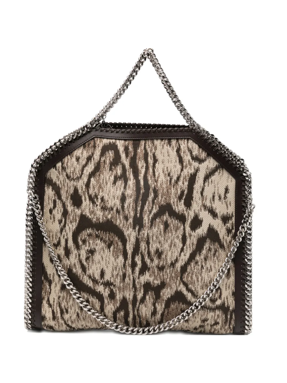 Stella McCartney chain animal-print shoulder bag - Toni neutri
