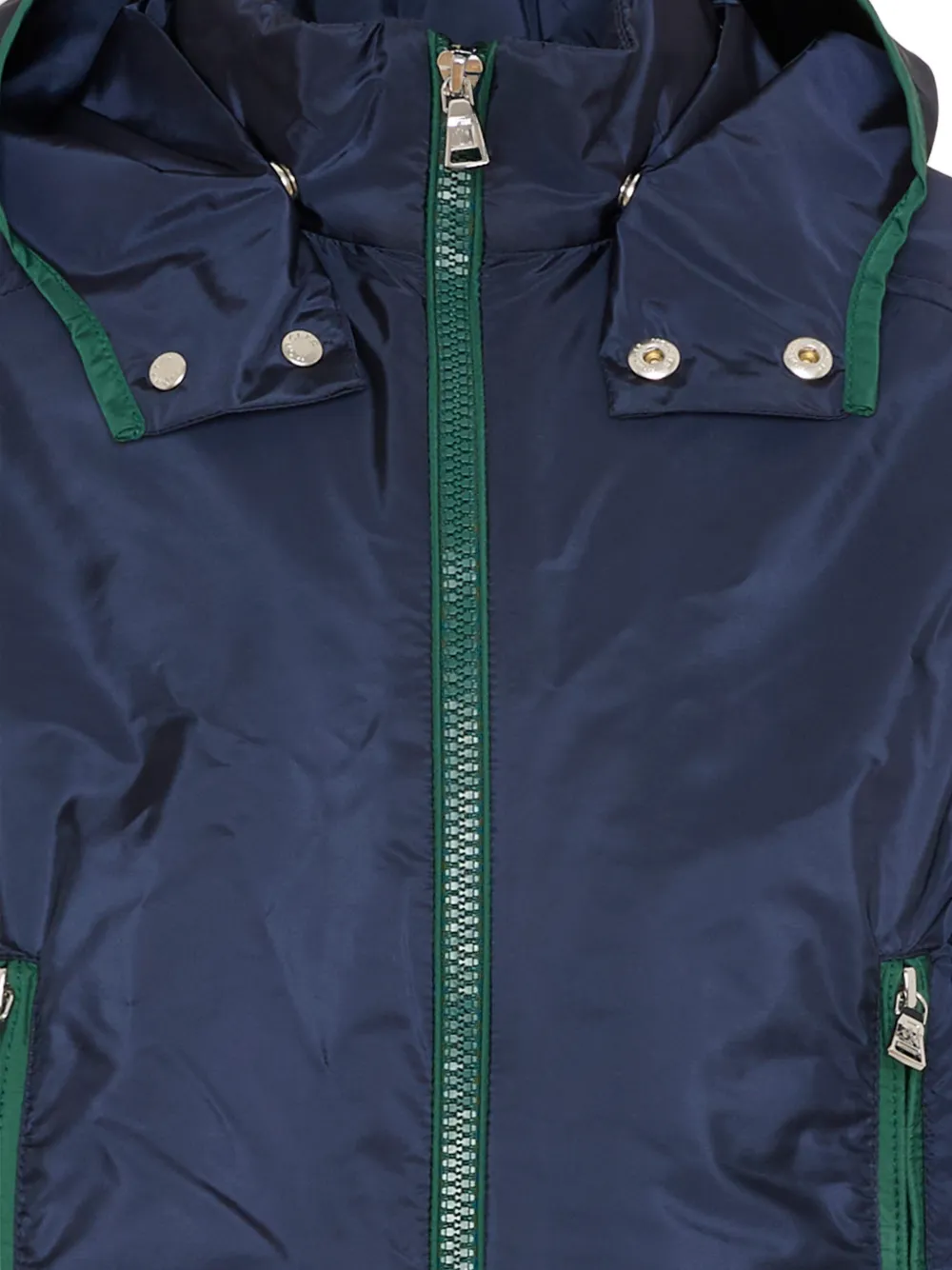 Moncler Enfant Jack met capuchon en rits Blauw