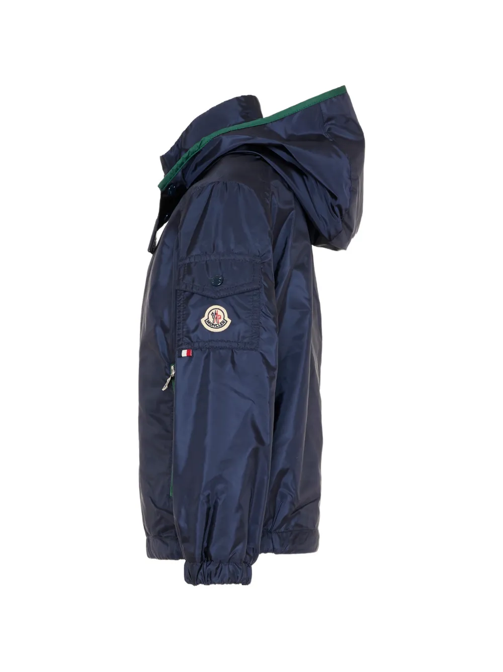 Moncler Enfant Jack met capuchon en rits Blauw