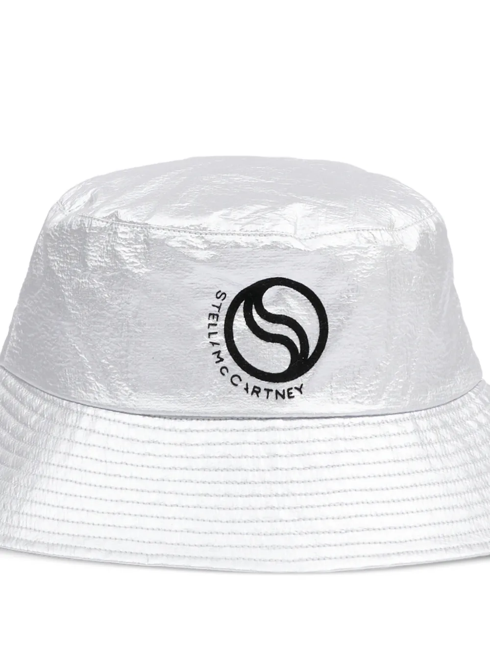  Stella Mccartney Kids Logo Bucket Hat - Silver 