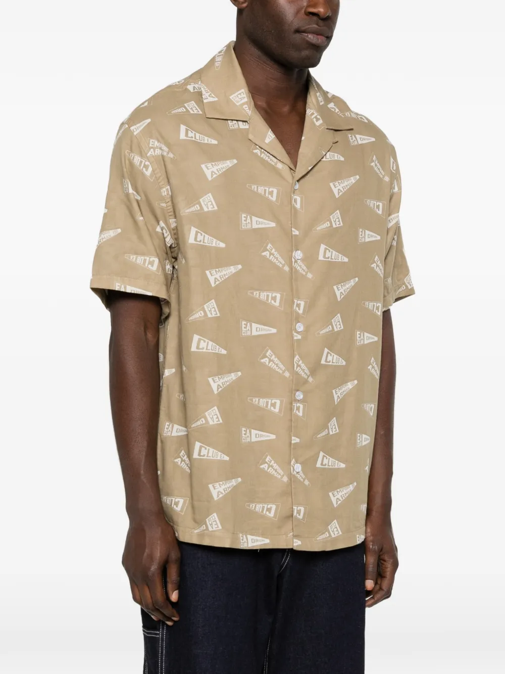 Logo-Pattern Shirt