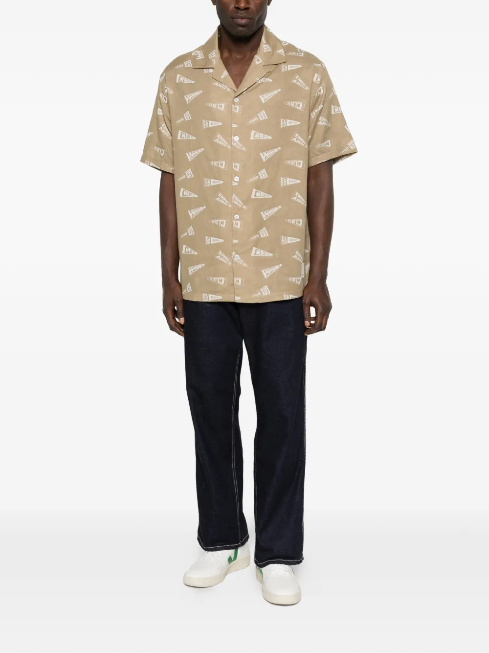 Logo-Pattern Shirt