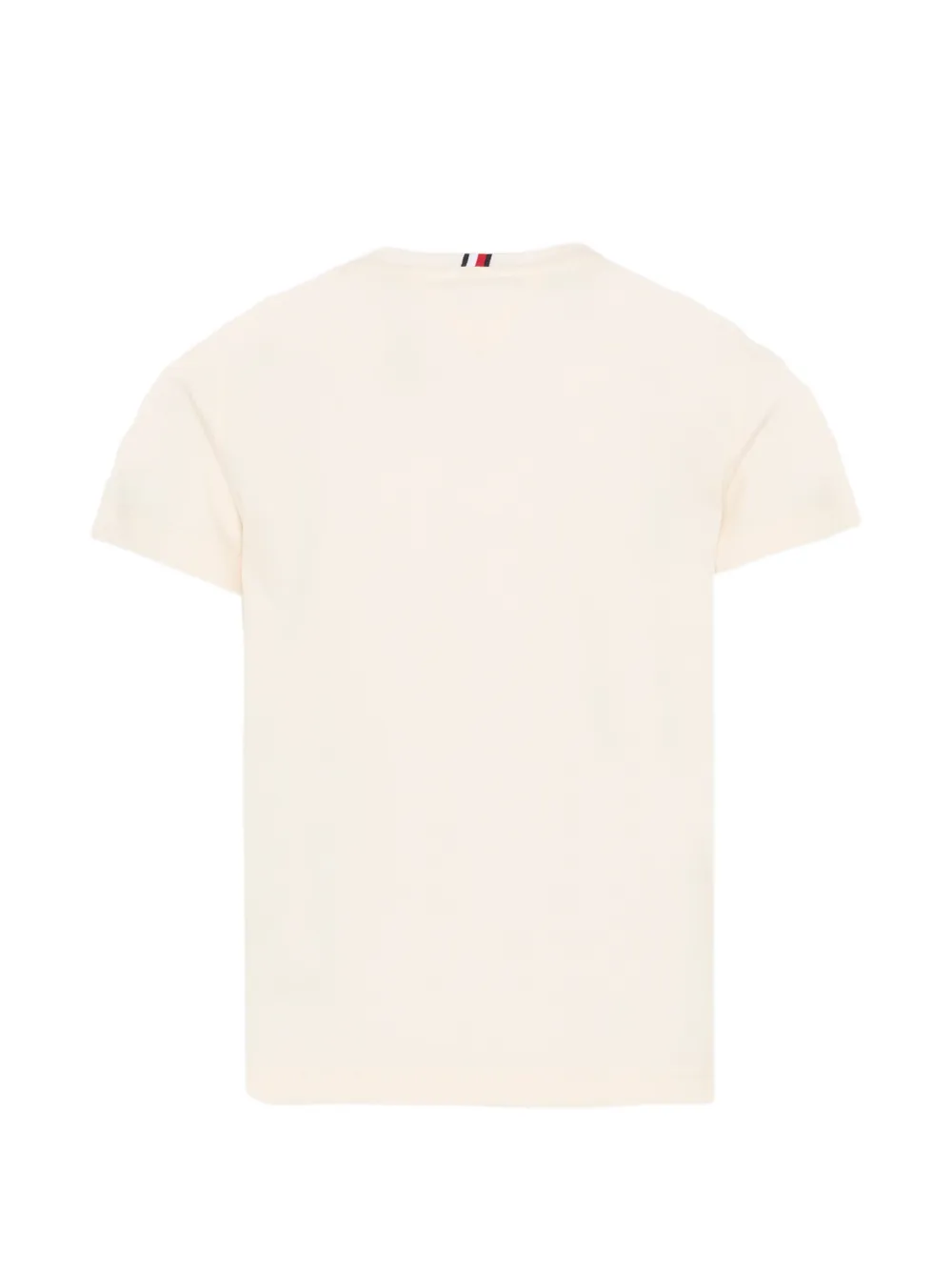 Tommy Hilfiger Junior Icon T-shirt met geborduurd logo Beige