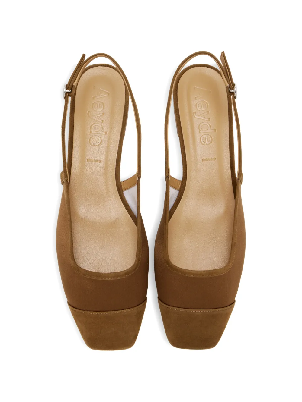 Aeyde Geraldine slingback ballet flats Bruin