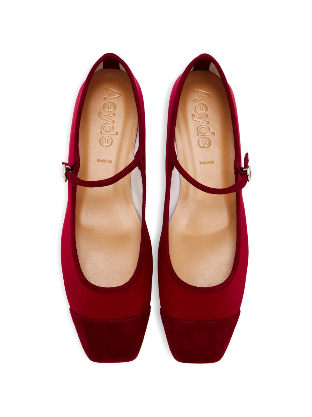 Aeyde Uma ballet flats Rood