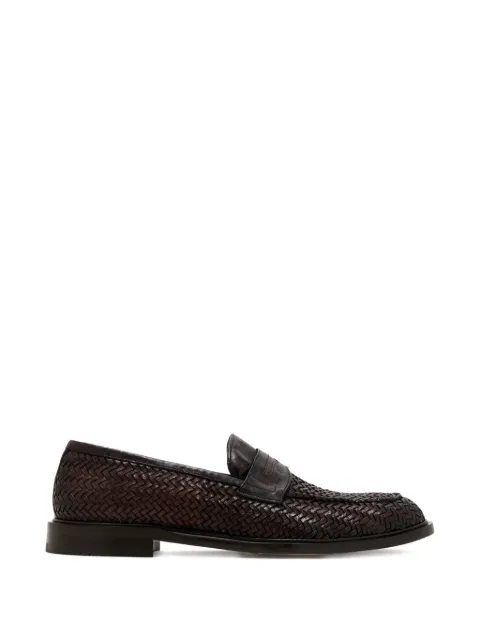 sturlini firenze Woven leather loafers